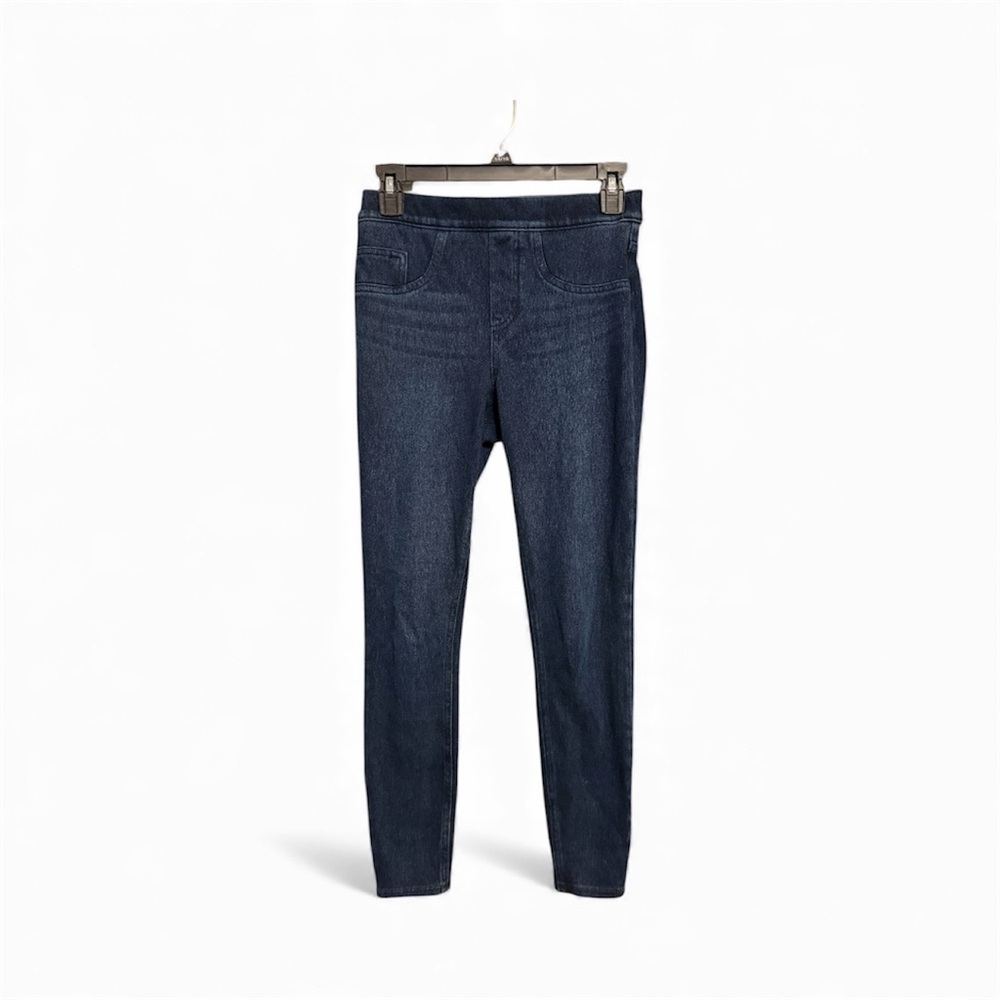 SPANX  Pull-up Dark Blue Women's Jeggings shaping Distressed Hem XS/TP